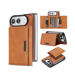 iPhone 18 Fold | iPhone Fold – Kalebol™ MagSafe Tri-Fold Cover – Brun - DELUXECOVERS.DK