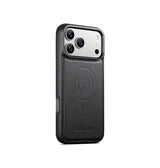 iPhone 18 Pro | iPhone 18 Pro - Suteni® Vegansk Læder cover M. MagSafe - Sort - DELUXECOVERS.DK