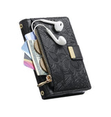 iPhone Fold – Bloom Læder Etui M. Pung - Sort