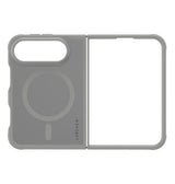 iPhoneDuo | iPhone Duo - LeReach™ MagSafe Semitransparent Cover - Grå - DELUXECOVERS.DK