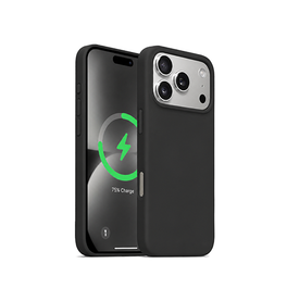iPhone 17 Pro | iPhone 17 Pro - Deluxe™ Soft Touch Silikone Cover - MagSafe-kompatibel - Sort - DELUXECOVERS.DK