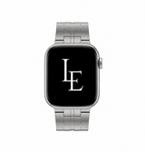 Apple Watch 42-49mm | Apple Watch (42/44/SE/45/46/49mm) - L'Empiri™ X35 Ægte Titanium Rem - Grå - DELUXECOVERS.DK