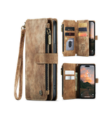 iPhone 14 Pro Max | iPhone 14 Pro Max - CaseMe™ Multifunktionel Læder Etui / Pung - Brun - DELUXECOVERS.DK