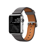 Apple Watch 42-49mm | Apple Watch (42/44/SE/45/46/49mm) - Deluxe™ Classic Læder Rem - Stone - DELUXECOVERS.DK