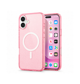iPhone 16 Plus | iPhone 16 Plus - DeLX™ Glitter Silikone Cover M. MagSafe - Pink - DELUXECOVERS.DK