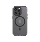 iPhone 15 Pro | iPhone 15 Pro - DeLX™ Translucent MagSafe Silikone Cover - Sort - DELUXECOVERS.DK