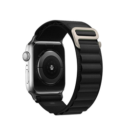Apple Watch 38-42mm | Apple Watch (38/40/SE/41/42mm) - L'Empiri™ Trail-X Nylon Loop - Sort - DELUXECOVERS.DK