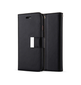 iPhone 13 Mini | iPhone 13 Mini - MERCURY™ Fold Læder Etui M. Kortholder - Sort - DELUXECOVERS.DK