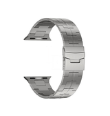 Apple Watch 38-42mm | Apple Watch (38/40/SE/41/42mm) - L'Empiri™ X35 Ægte Titanium Rem - Grå - DELUXECOVERS.DK
