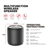 Bluetooth Højtaler | Bærbar Bluetooth-højttaler - Bt 5.0 - TWS™ - DELUXECOVERS.DK