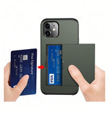 iPhone 11 | iPhone 11 - Deluxe™ Håndværker Cover M. Kortholder - Army - DELUXECOVERS.DK