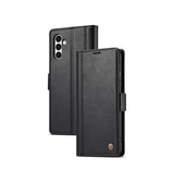 Samsung Galaxy S24 Plus | Samsung Galaxy S24 Plus - LC.IMEEKE™ Læder Cover M. Kortholder - Sort - DELUXECOVERS.DK