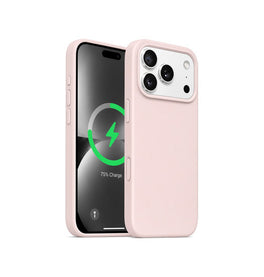 iPhone 18 Pro | iPhone 18 Pro - Deluxe™ Soft Touch silikonskal med MagSafe - Rosa - DELUXECOVERS.SE