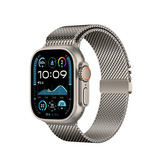 Apple Watch 42-49mm | Apple Watch (42/44/SE/45/46/49mm) - Milanese Umbrella Buckle Rem - Titaniumgrå - DELUXECOVERS.DK
