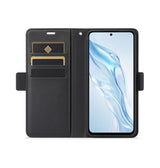 Samsung Galaxy S24 Plus | Samsung Galaxy S24 Plus - LC.IMEEKE™ Læder Cover M. Kortholder - Sort - DELUXECOVERS.DK