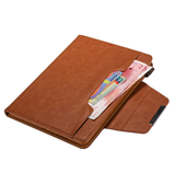 iPad Air 2 | iPad Air 2 9.7" (2014) - Verona™ Multietui Ægte Læder Cover - Brun - DELUXECOVERS.DK