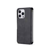 iPhone 11 Pro Max | iPhone 11 Pro Max - AZNS™ Diary Læder Etui / Taske M. Pung - Sort - DELUXECOVERS.DK