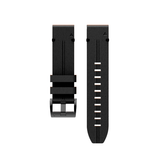 QUICKFIT | Garmin QuickFit 22mm - L'Empiri™ Stocky Læder Rem - Sort - DELUXECOVERS.DK