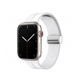Apple Watch 42-49mm | Apple Watch (42/44/SE/45/46/49mm) - S-Line™ Silikone Rem - Hvid - DELUXECOVERS.DK
