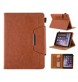 iPad Pro 9.7 | iPad Pro - 9.7" - Verona™ Multietui Ægte Læder Cover - Brun - DELUXECOVERS.DK