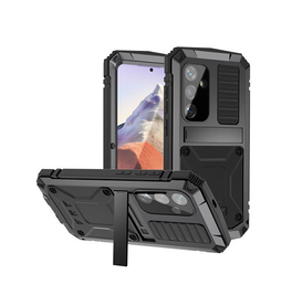 Samsung Galaxy S25 | Samsung Galaxy S25 - R-JUST™ Safeguard Vandtæt 360 °Cover - Sort - DELUXECOVERS.DK