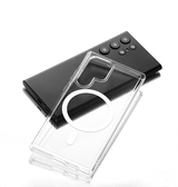Samsung Galaxy S25 Plus | Samsung Galaxy S25 Plus - DeLX™ MagSafe Silikone Cover - Gennemsigtig - DELUXECOVERS.DK
