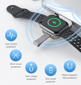 Apple Watch Opladere & Standere | TOTU™ Trådløs USB-A Apple Watch Oplader - Hvid - DELUXECOVERS.DK