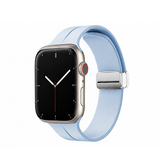 Apple Watch 42-49mm | Apple Watch (42/44/SE/45/46/49mm) - S-Line™ Silikone Rem - Lyseblå - DELUXECOVERS.DK