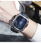 Apple Watch 42-49mm | Apple Watch Ultra 1/2 (49mm) - L'Empiri™ Hybrid-X Rem / Cover - Sort - DELUXECOVERS.DK