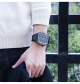 Apple Watch 42-49mm | Apple Watch Ultra 1/2 (49mm) - L'Empiri™ Hybrid-X Rem / Cover - Sort - DELUXECOVERS.DK
