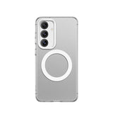 Samsung Galaxy S25 Plus | Samsung Galaxy S25 Plus - DeLX™ Translucent MagSafe Silikone Cover - Hvid - DELUXECOVERS.DK