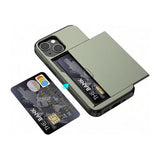 iPhone 13 | iPhone 13 - Deluxe™ Håndværker Cover M. Kortholder - Army - DELUXECOVERS.DK