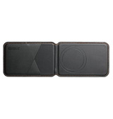 Mobil kortholder | <X>ESEBLE™ - RFID Læder Kortholder til iPhone - M. MagSafe - Sort - DELUXECOVERS.DK