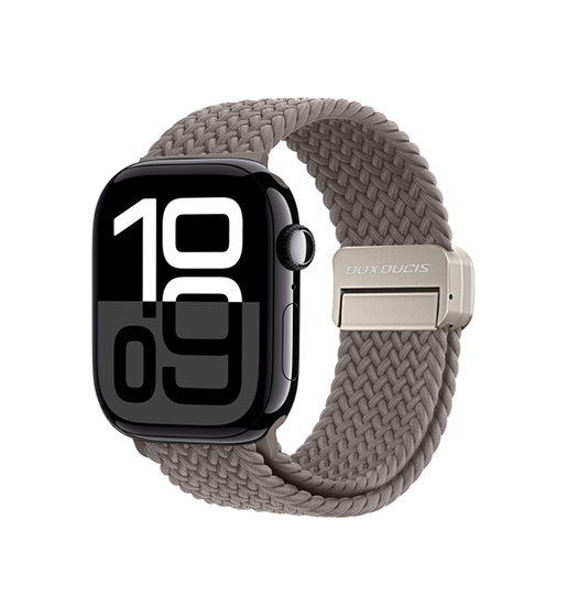 Apple Watch 38-42mm | Apple Watch (38/40/SE/41/42mm) - DUX DUCIS™ Interwoven Nylon Rem - Clay - DELUXECOVERS.DK