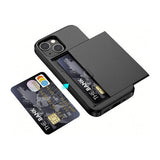 iPhone 13 | iPhone 13 - Deluxe™ Håndværker Cover M. Kortholder - Sort - DELUXECOVERS.DK