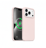 iPhone 17 Pro Max - Deluxe™ Soft Touch Silikonskal - MagSafe-kompatibelt - Svart