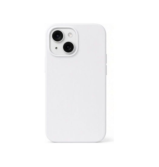 iPhone 13 Mini | iPhone 13 Mini - DeLX™ Pastel Silikone Cover - Hvid/Lysegrå - DELUXECOVERS.DK