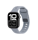 Apple Watch 42-49mm | Apple Watch (42/44/SE/45/46/49mm) - Square Buckle Silikonerem - Stone - DELUXECOVERS.DK