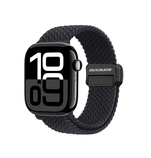 Apple Watch 38-42mm | Apple Watch (38/40/SE/41/42mm) - DUX DUCIS™ Interwoven Nylon Rem - Midnight - DELUXECOVERS.DK