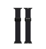 Apple Watch 38-42mm | Apple Watch (38/40/SE/41/42mm) - DUX DUCIS™ Interwoven Nylon Rem - Midnight - DELUXECOVERS.DK