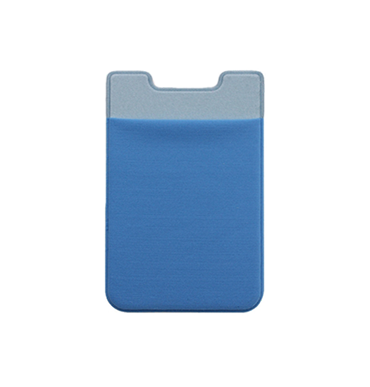 Mobil kortholder | NYLON Pung Kreditkort Holder Stick On - Blå - DELUXECOVERS.DK