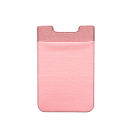 Mobil kortholder | NYLON Pung Kreditkort Holder Stick On - Rose/Lyserød - DELUXECOVERS.DK