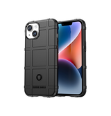 iPhone 15 | iPhone 15 - RUGGED SHIELD™ Stødsikkert Håndværker Cover - Sort - DELUXECOVERS.DK