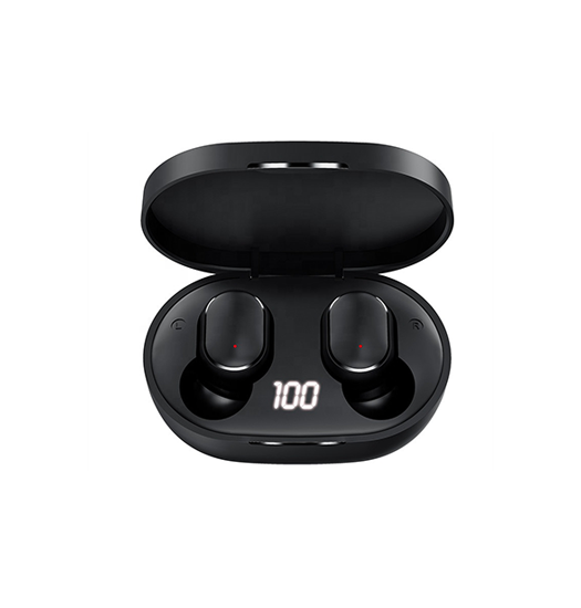 In-ear-headset | KUMI™ | E7S trådlöst in-ear-headset med touchfunktion - Svart - DELUXECOVERS.SE