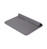 Macbook Sleeve | MacBook Pro, Air, Neo 13" - Retro Diary Vegan Læder Sleeve - Space Grå - DELUXECOVERS.DK