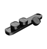 Kabelorganisering | BASEUS™ | Magnetisk Kabelholder til skrivebordet - Sort - DELUXECOVERS.DK