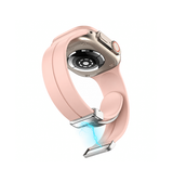 Apple Watch 42-49mm | Apple Watch (42/44/SE/45/46/49mm) - S-Line™ Silikone Rem - Pink - DELUXECOVERS.DK