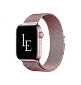 Apple Watch 38-42mm | Apple Watch (38/40/SE/41/42mm) - L'Empiri™ Milanese Loop - Rosa - DELUXECOVERS.DK