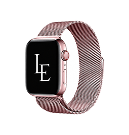 Apple Watch 38-42mm | Apple Watch (38/40/SE/41/42mm) - L'Empiri™ Milanese Loop - Rosa - DELUXECOVERS.DK