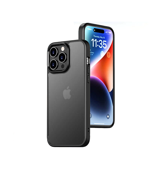 iPhone 16 Pro Max | iPhone 16 Pro Max - NovoShield™ Silikone Cover - Sort - DELUXECOVERS.DK